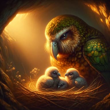 Kakapo Chicks: Igniting Parental Devotion